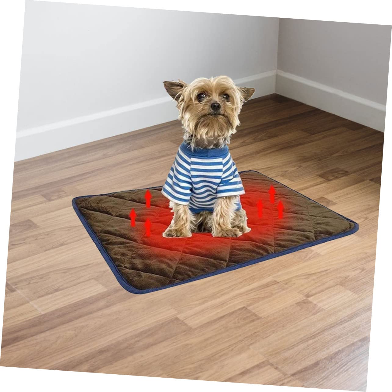 Toddmomy -Chauffant pour Animaux Couverture Réchauffante sans Câble pour Chien et Chat