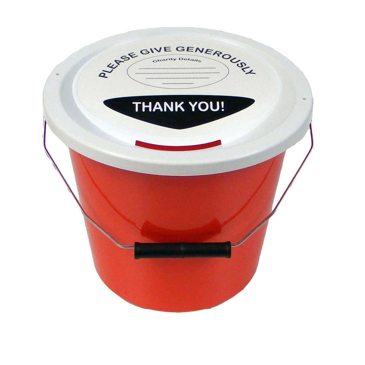 Early Learning Centre 3-Pack Red Charity Money Collection Buckets (5L)