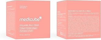 medicube Collagen Jelly Cream- Niacinamide & Freeze-Dried Hydrolyzed Collagen - Boosts skin's barrier hydration and gives 24h Glow & Lifted Look - Korean skincare (1.69 Fl Oz (Pack of 1))