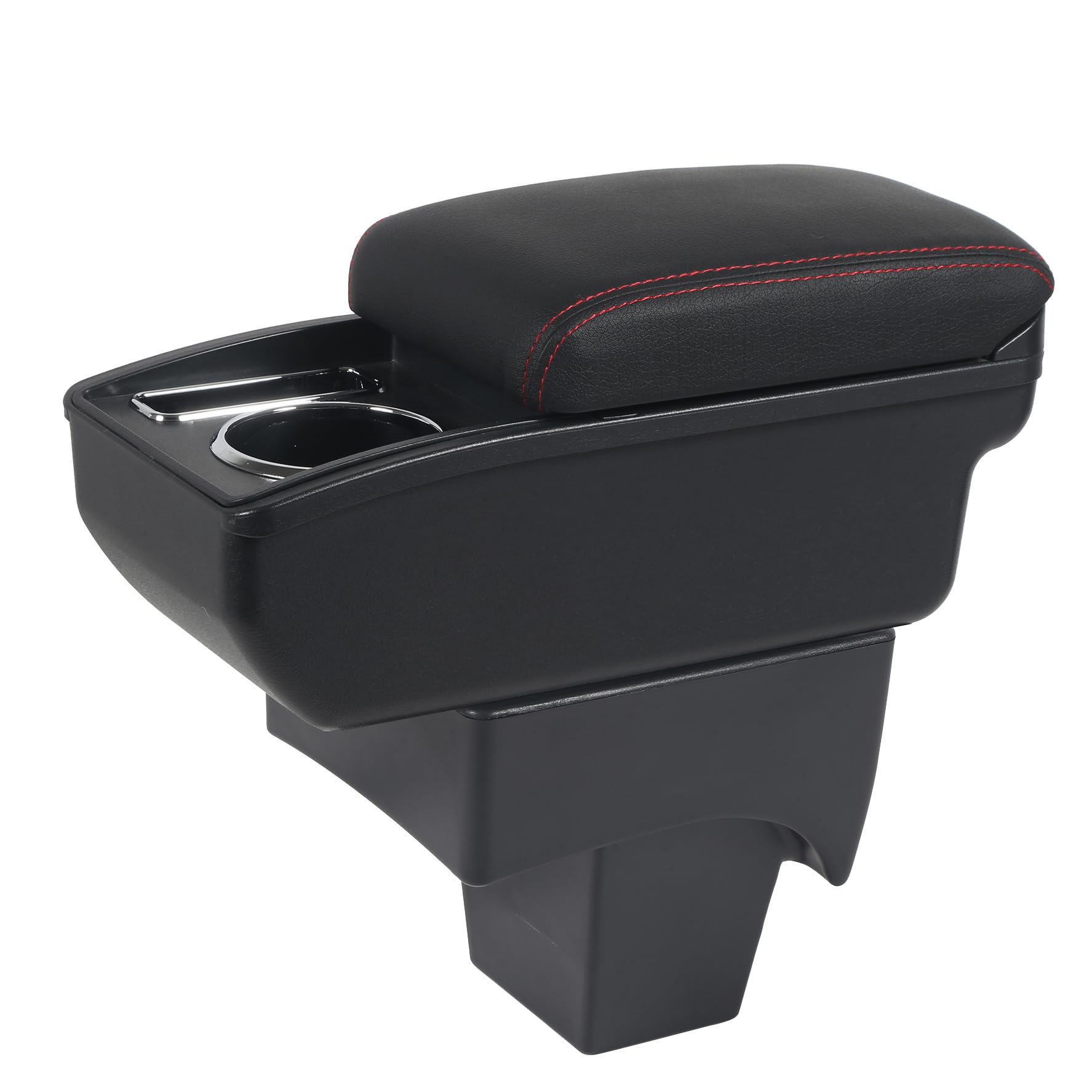 YJYWZH Bracciolo per Renault Clio 5 2019-2026 con Vano Smartphone | Vano smartphone,Portabicchieri,Doppio vano portaoggetti,Bracciolo centrale scorrevole,Pelle PU,Base specifica per veicolo
