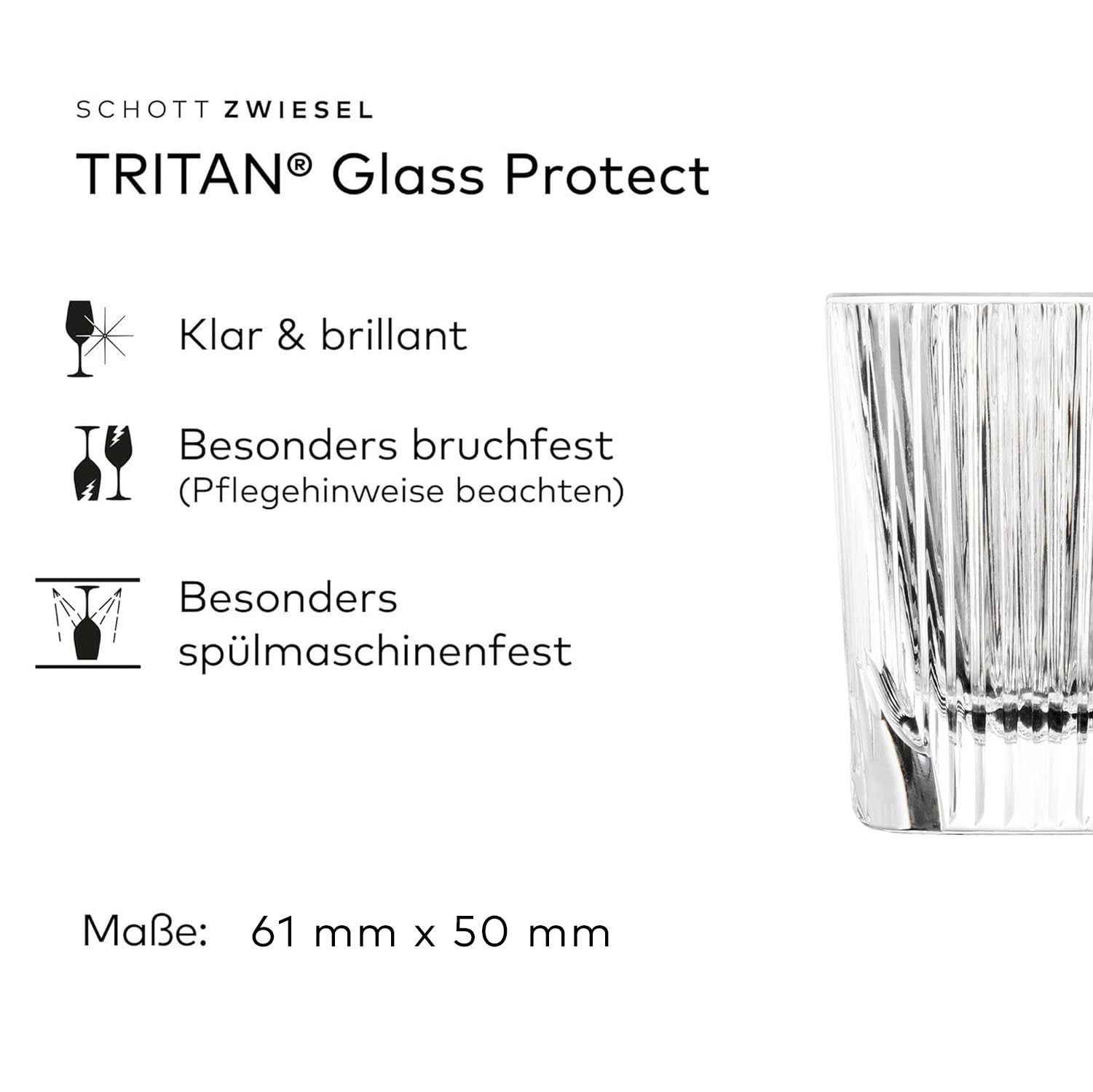 Schott Zwiesel Fave longdrinkglazen (set van 4), moderne longdrinkglazen met groeven en cut-outs, vaatwasmachinebestendige kristalglazen (art. nr. 124305