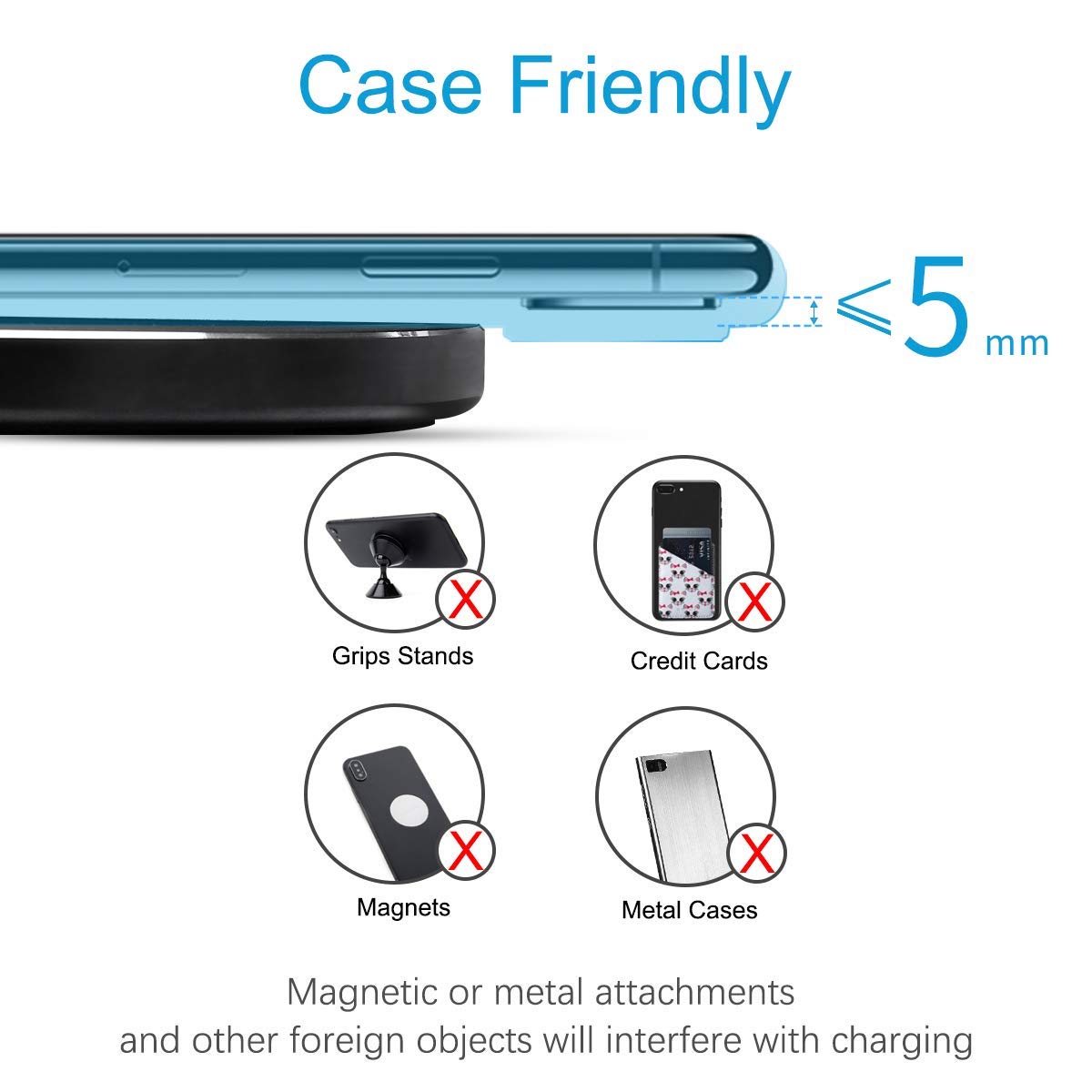 Amazon.com: Wireless Charger Magic Qi 15W Wireless Charging