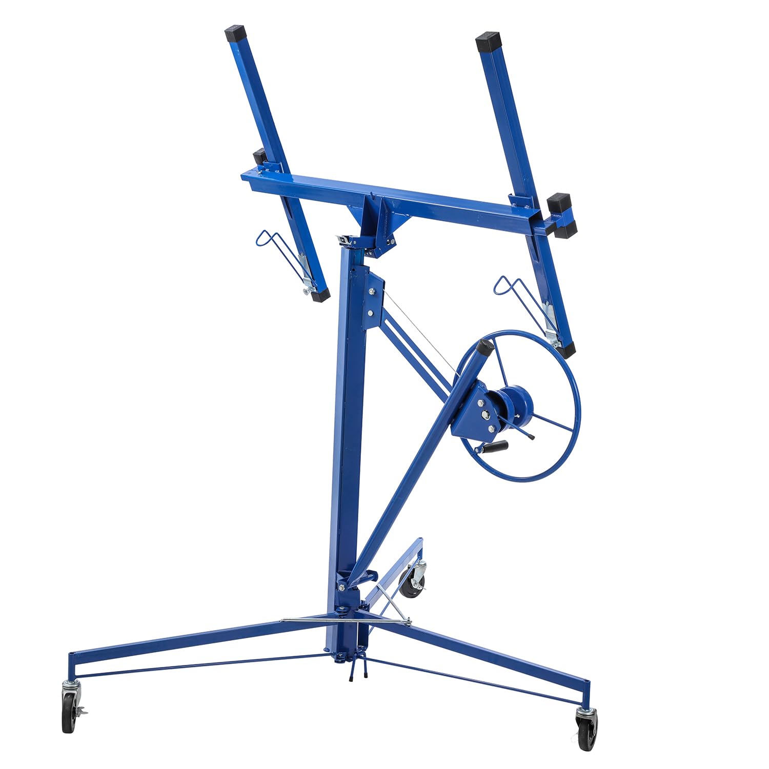 KATSU Tools Podnośnik do płyt kartonowo-gipsowych 3,4 m, udźwig 68 kg, wysokość podnoszenia do 325 cm, składane narzędzie do podnoszenia płyt gipsowo-kartonowych z kółkami, model 181012