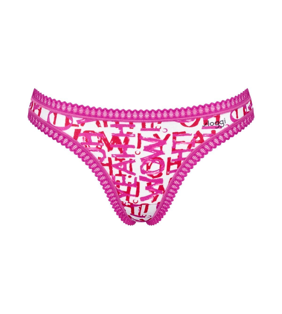 Sloggi Women's sloggi GO Crush String C3P, Pink - Dark Combination