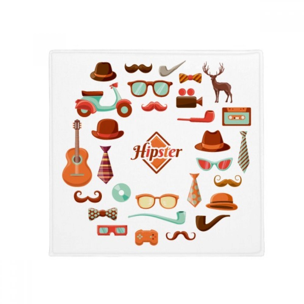 Tapis guitare fraîche multicolore lavable 50x50cm pour cuisine et bain