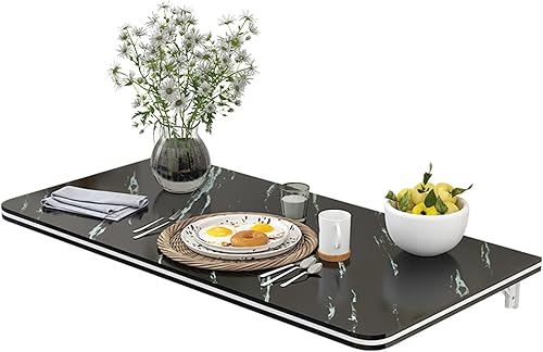 Mesa de pared con parte superior de hoja caída, escritorio flotante plegable multifunción para computadora portátil para dormitorio de estudio