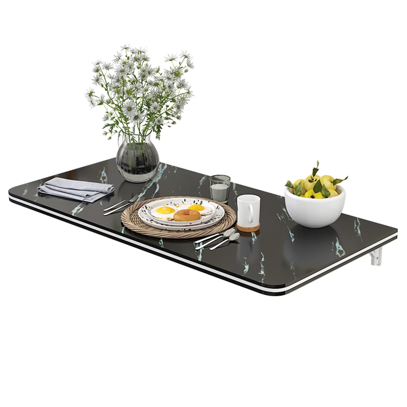Table murale rabattable pour travailler chez soi sans encombrer l'espace