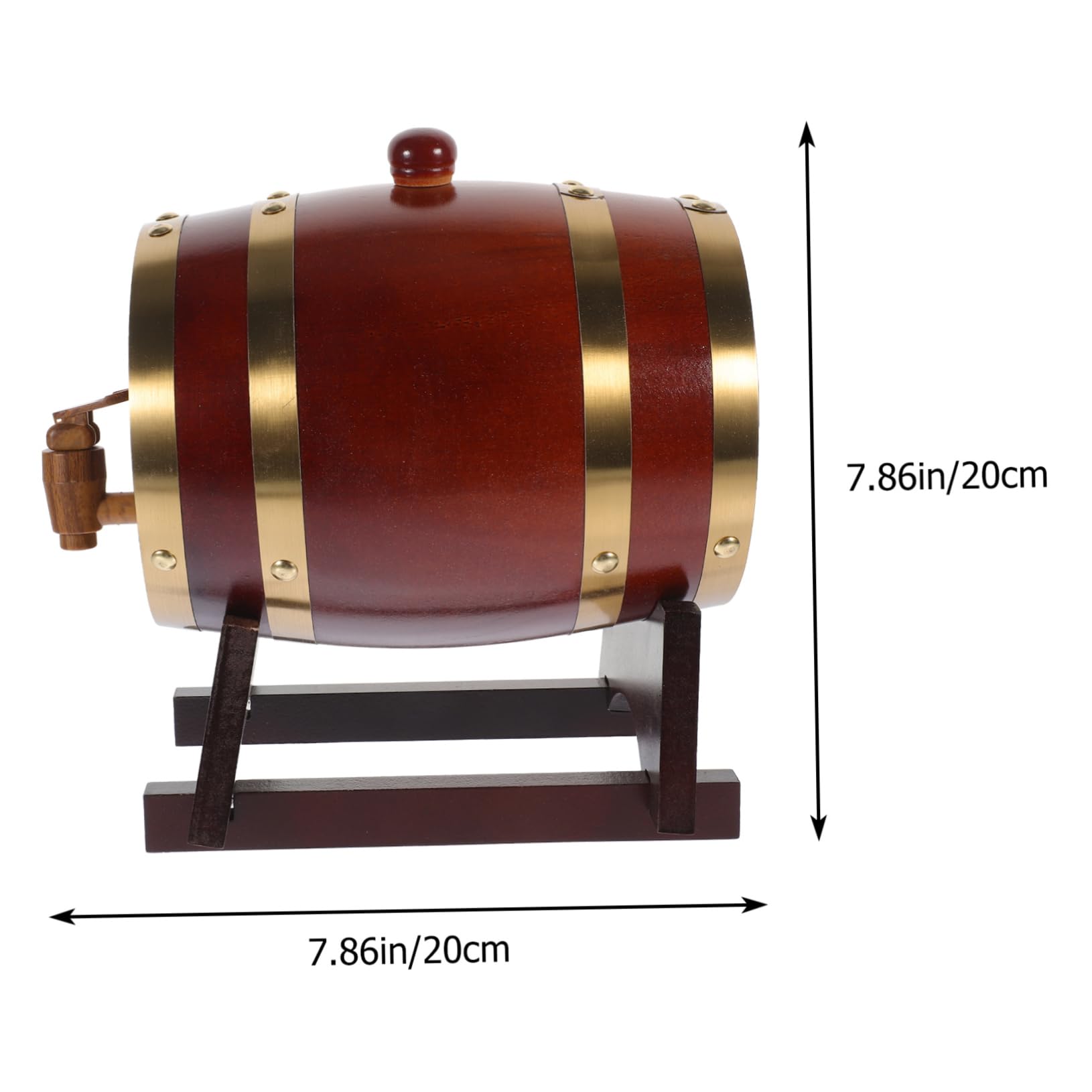 FUNOMOCYA 1set Wooden Wine Aging Wine for Storing Beer Spirits Rustic Decor for Home Bars for Aging Liquor Beverage Display