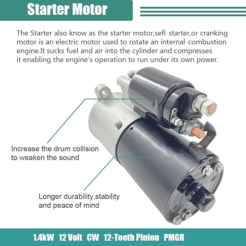 Miniatura 2 de Motor de arranque para Ford Excursion 5.4 6.8 Expedition 99-04 F150 F250 F350 F450 F53 F550 4.6L 5.0L 5.4L 6.2L 6.8L 99-13 Mustang 4.6 5.4 05-10