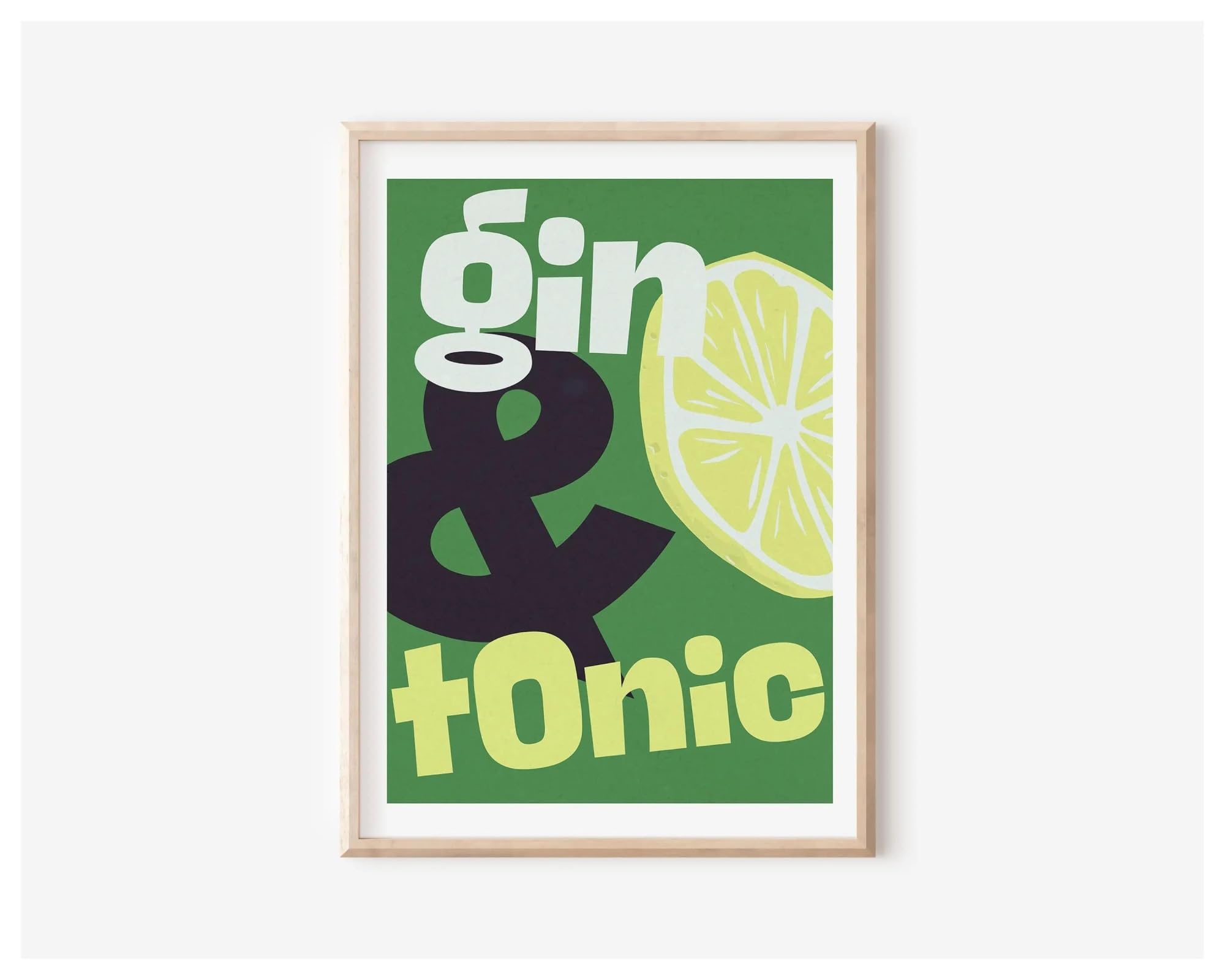 Peinture sur toile de liqueur vintage affiche cocktail L