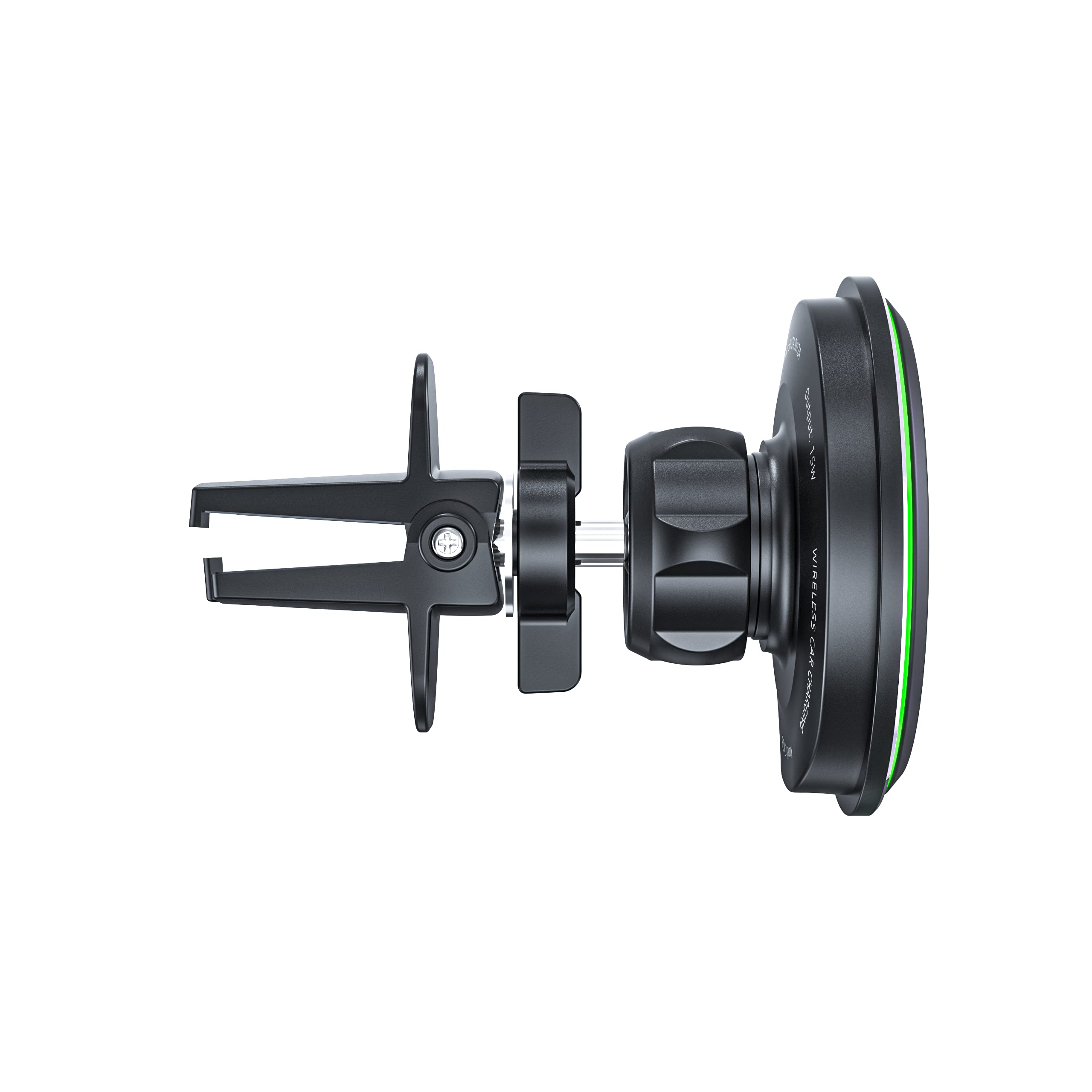 Tigratigro Caricabatterie Wireless Magnetico per Auto Qi 15W,Ricarica Veloce, Supporto Auto Mag-safe, Compatibile con Mag-Safe per iPhone 12/13/14/15 Serie