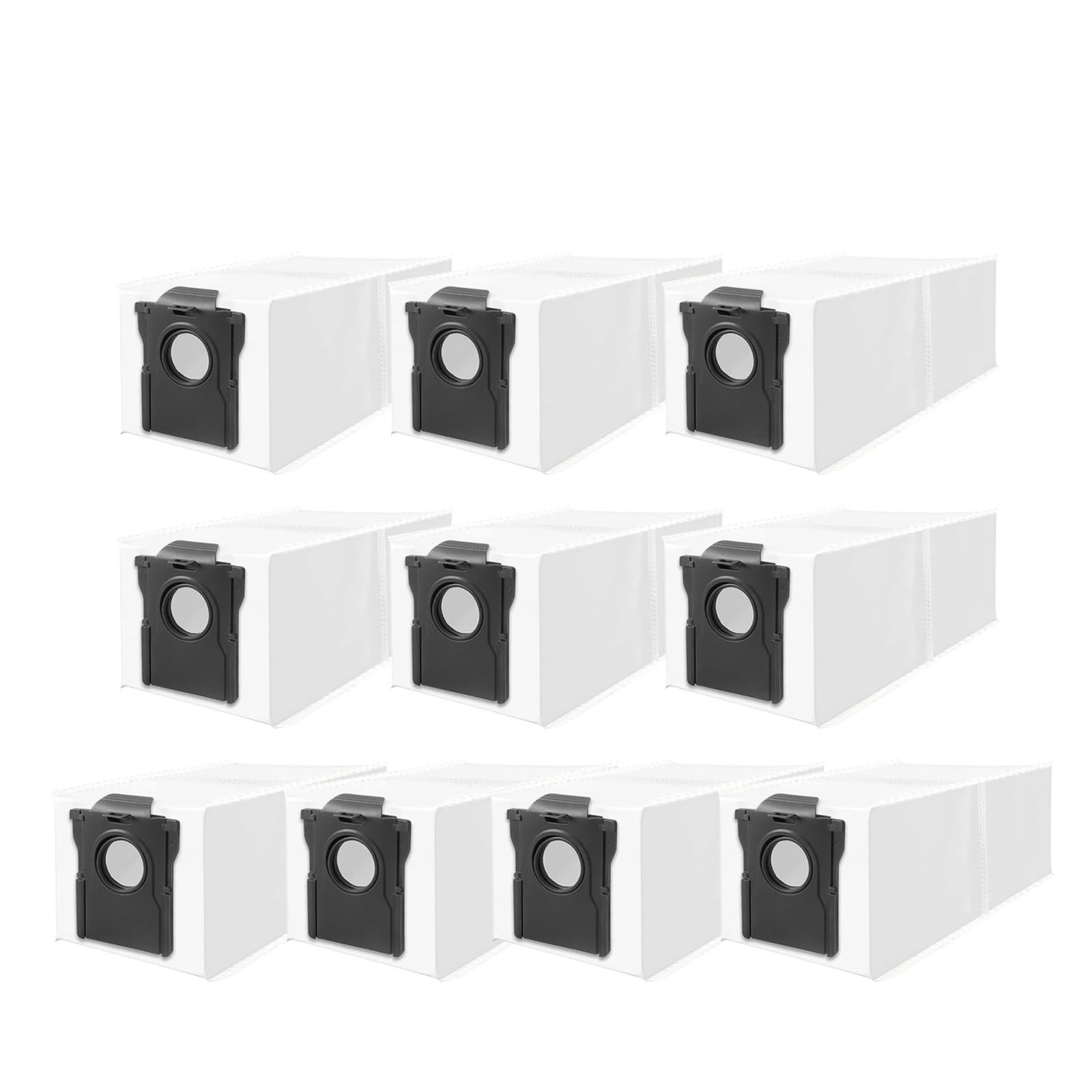 EEZII Dust Bags, Compatible For Dreame, X50 Ultra/X40 Ultra/X30 Ultra/L50 Ultra/L40 Ultra/L10s Ultra Gen 2/L10s Pro Ultra Vacuum Cleaner(10 Pcs Dust Bags)