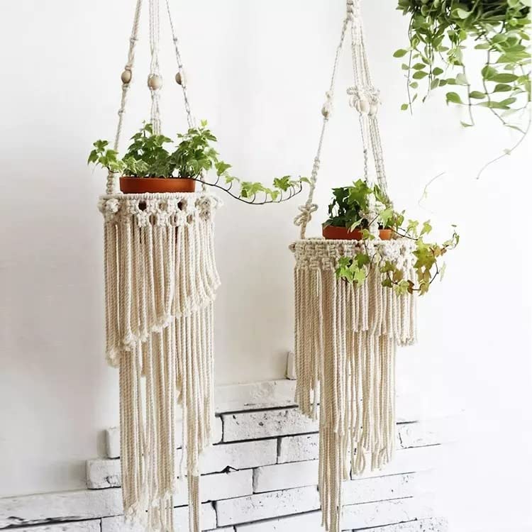 See full amazon price history chart for Urooz Macrame Cotton Boho Plant Hanger Rope Flower Pot Holder for Indoor Outdoor Balcony Gardening (Pack of 2) Urooz Macrame Cotton Boho Plant Hanger Rope Flower Pot Holder for Indoor Outdoor Balcony Gardening (Pack of 2) (B0BLGPFMG1) Amazon Price History, Amazon Price Tracker