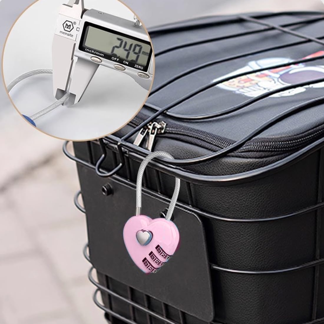 Cadenas à Bagages, Lot De 2, Cadenas à Combinaison 4 Chiffres Pour Valise Et Sacoche Noir Argent 97412704