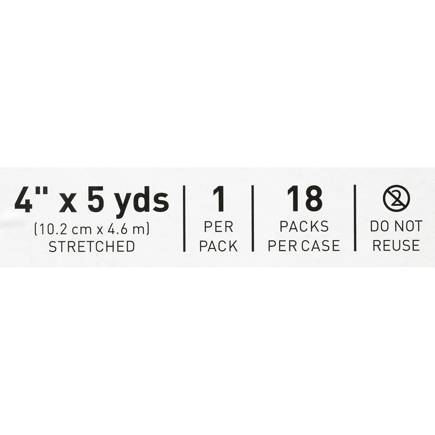 McKesson Elastic Self-Adherent Cohesive Bandage Beige NonSterile 4" x 5 yd 18 Ct : Health & Household