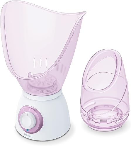 Beurer FS60 Facial Sauna, Facial Steamer for Cosmetic Facial Care, Pink