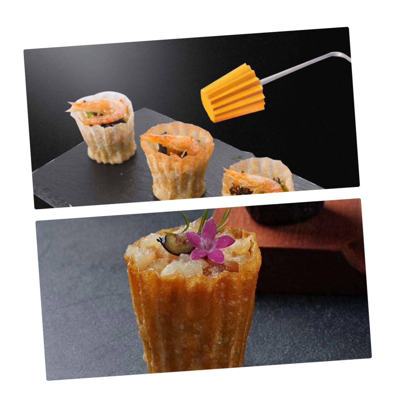 VICASKY Creative Malaysia Baking Mold for Tarts and Muffins Non-stick Tart Mould for Home Baking and Parties Design