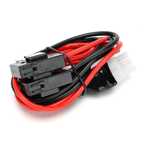 Miniatura 4 de 1m3.3ft Cable de fuente de alimentación Cable de alimentación corto Adaptador de cable para Yaesu FT-857D FT-897D para ICOM IC-725A IC-706 IC-78