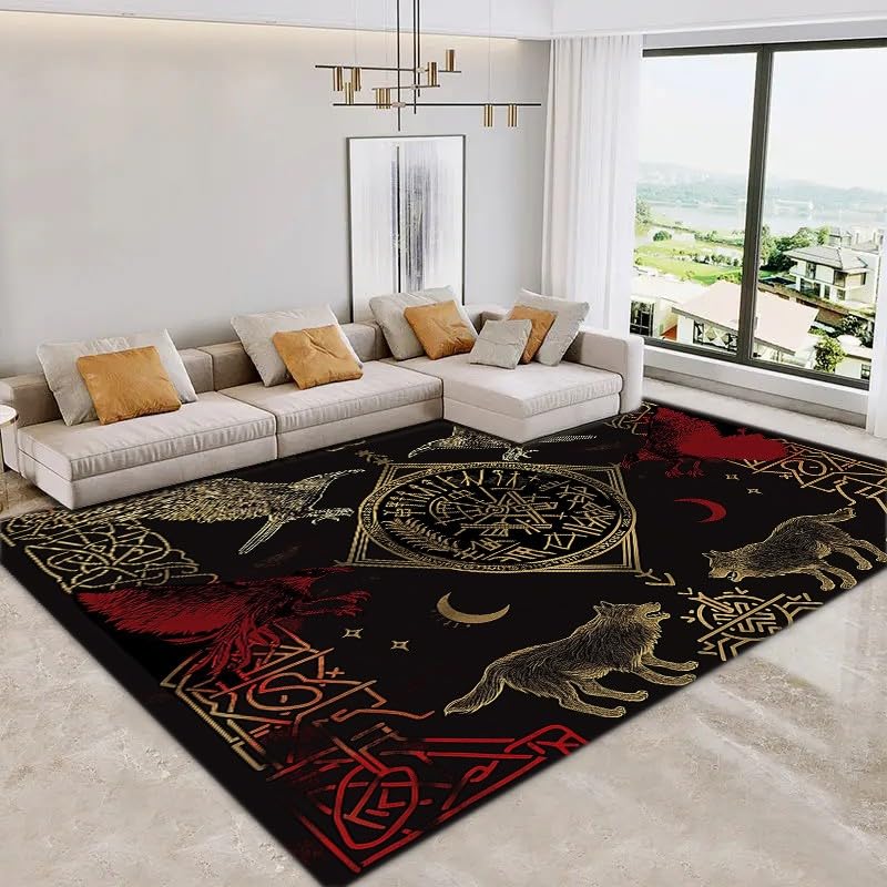 Tapis de salon carte du monde pour réchauffer la chambre d'enfant