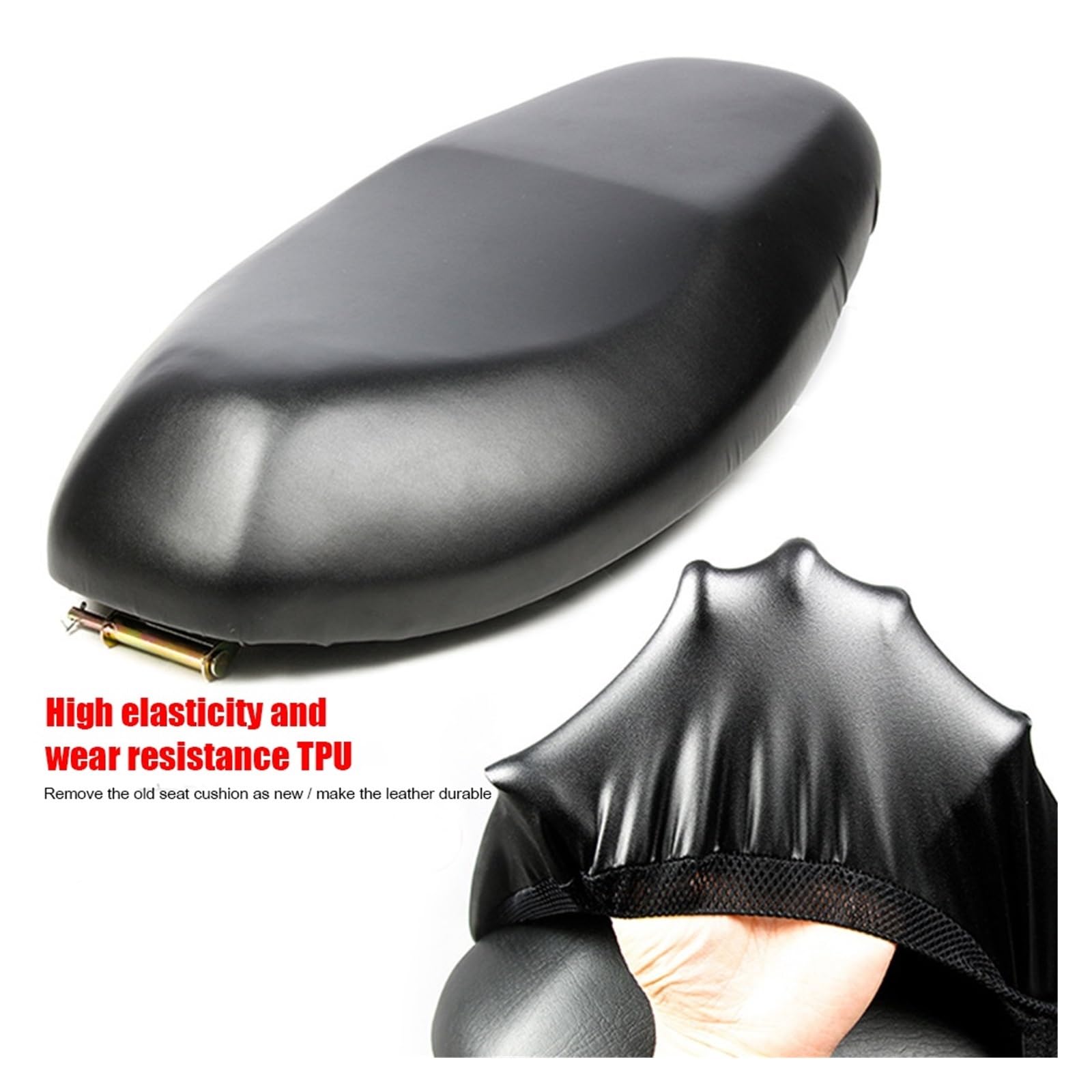 Coprisella per Moto Impermeabile, Protezione per Cuscino da Ciclismo con Coulisse, Copertura Protettiva per Sella da Bicicletta