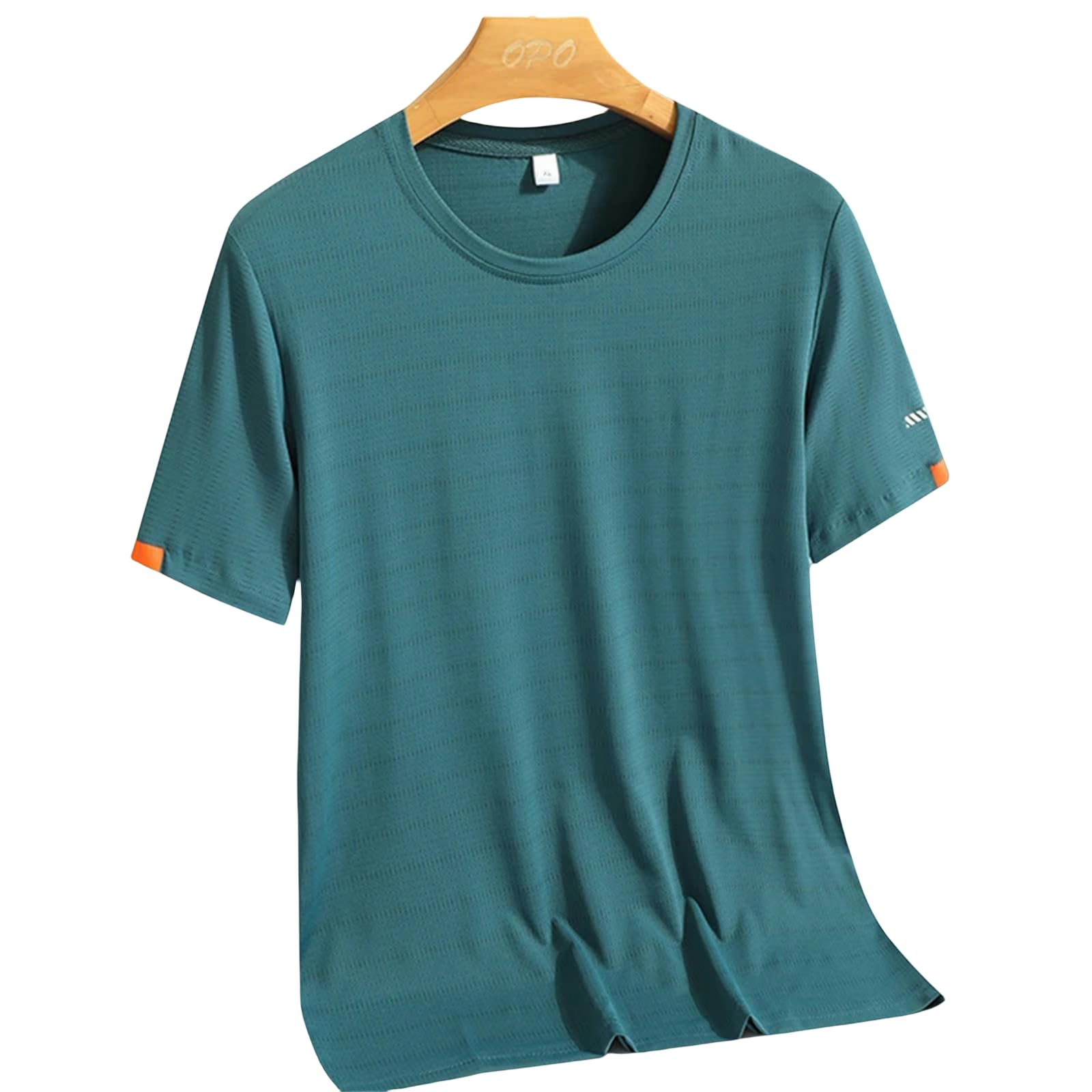 T-Shirt Homme Respirant Col Rond pour Éviter la Chaleur de l'Été