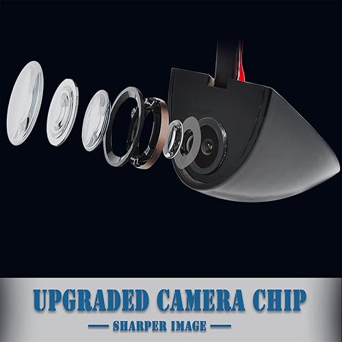 Miniatura 4 de EWAY - Cámara de visión lateral, cinta de montaje para puerta de automóvil, cámara de visión lateral de punto ciego para remolques, camionetas, SUV,