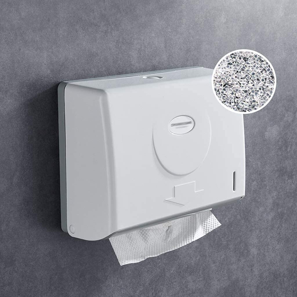 Dispenser Asciugamani Dispenser di Asciugamani di Carta Dispenser di Asciugamani Commerciali multipiega a Parete utilizzato nei bagni, negli uffici, nelle cucine Elegante