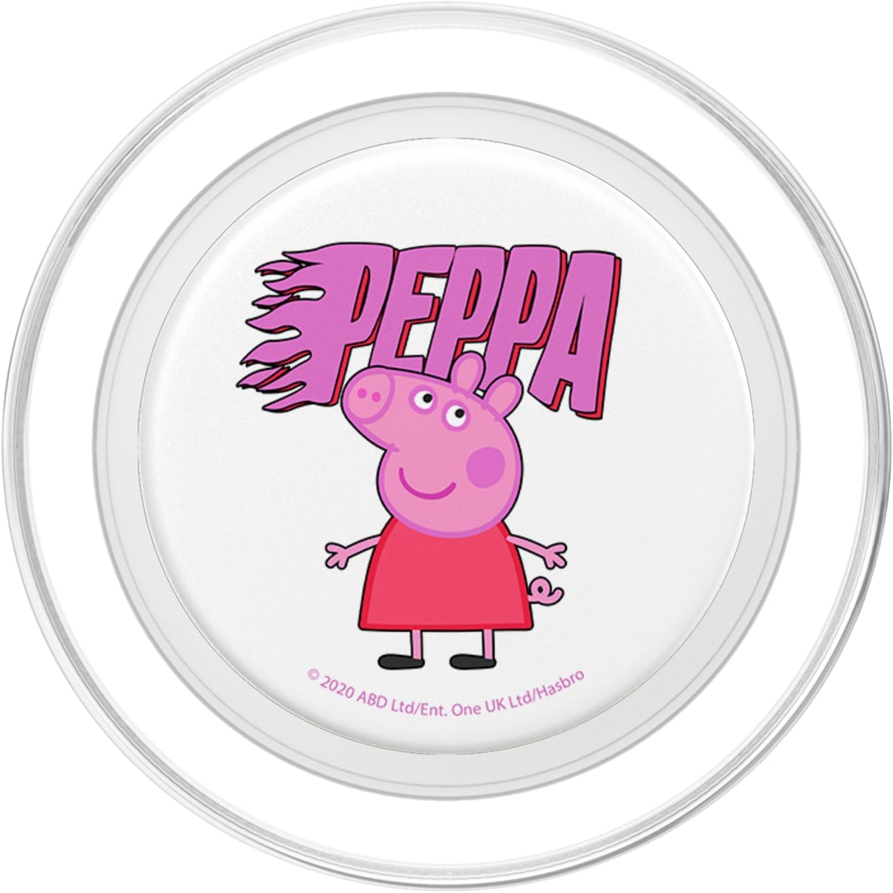Peppa Pig Flame Logo PopSockets MagSafe PopGrip for iPhone
