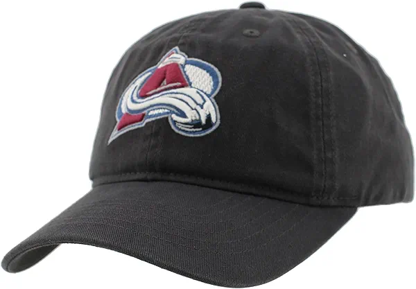 ZHATS NHL Officially Licensed Adjustable Hat Scholarship Icon Charcoal