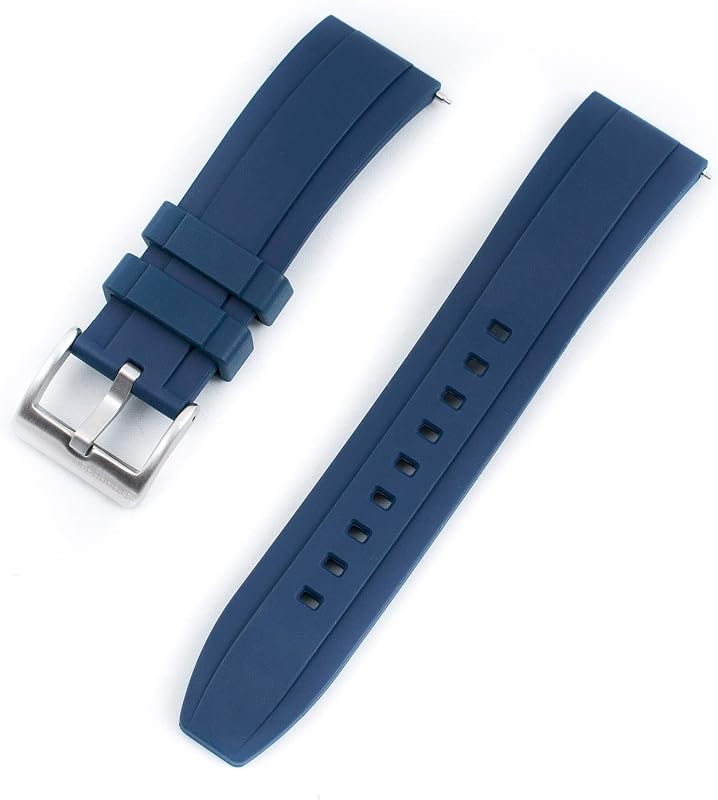 Quick Release Rubber Watch Strap Band FKM 20mm 22mm 24mm