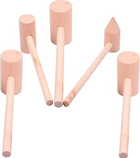 NUOBESTY 5Pcs Mini Martello di Legno Aragosta Frutti di Mare Granchio Maglio Frutti di Mare Cracker Battendo Martelletto Educativi Giocattolo per Le Ragazze dei Ragazzi Strumenti del