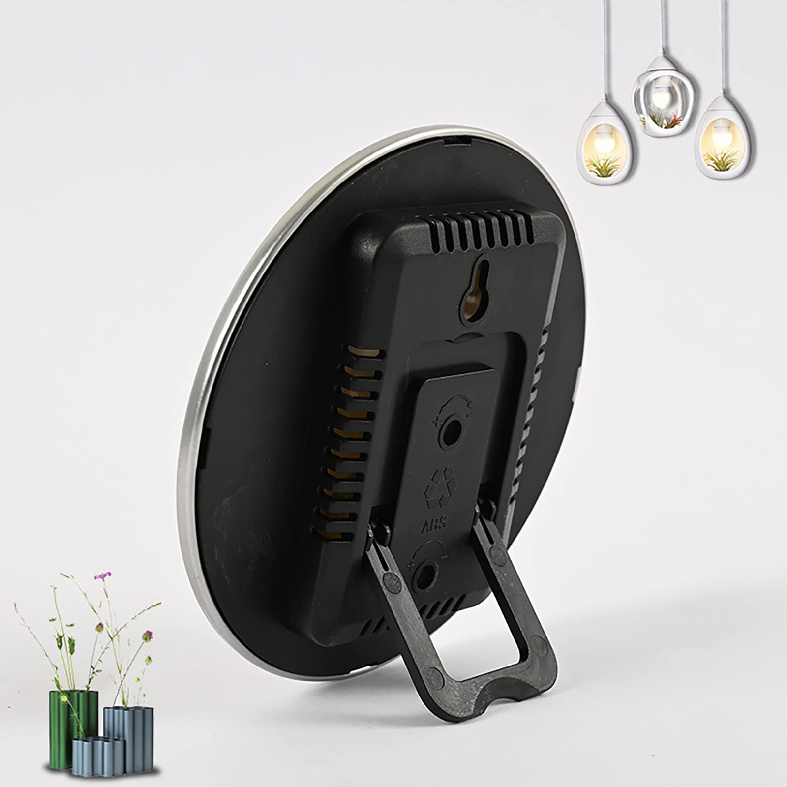 Termómetro Higrómetro Analógico Para Ambientes - Acero Inoxidable De Alta Calidad Para Un Control Fiable Y Practico Del Clima Interior 98356088