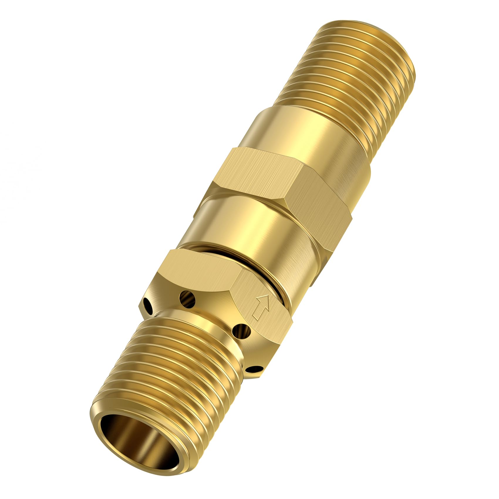 Skyflame LP Propane Gas Fire Pit Air Mixer Valve 1/2", Solid Brass, 90K BTU Max Capacity
