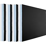 Frienda 12 Pack Large Microfiber Glass Cleaning Cloths 12 x 12 Inch Oversized Sunglasses Cleaning Cloths for Electronics Glasses Screens and Lenses(Blue,Light Gray,Black)