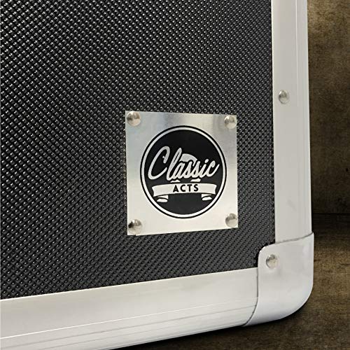image for EasyGo Products RSC-M Classic Acts Vinyl Record Album Storage Case, Ho