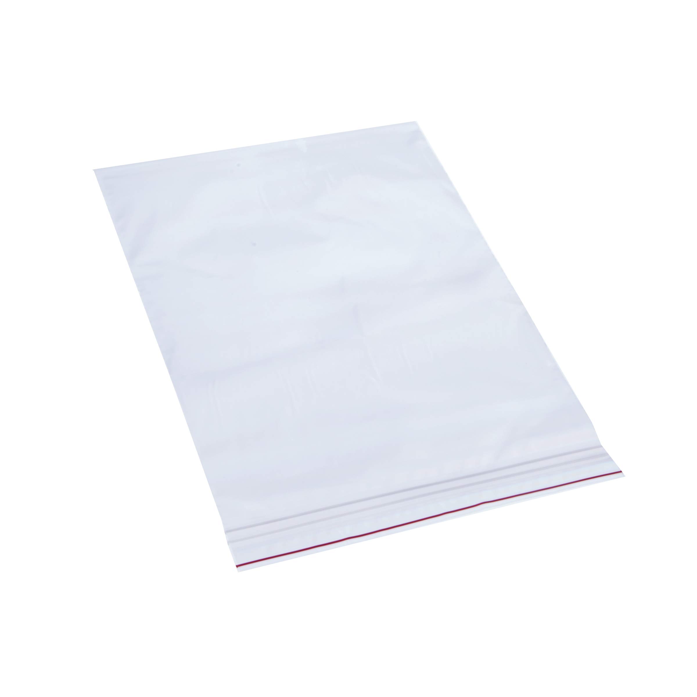 MGRL2P0912 Polyethylene (LDPE/LLDPE Blend) Clear Reclosable Bag, 12" Length, 9" Width (Pack of 1000)