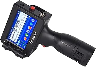 Stampante a getto d'inchiostro portatile Data di produzione Codice a barre Etichetta Codificatrice Numero lotto QR Permanente Asciugatura rapida(Printer-HD Black Ink)