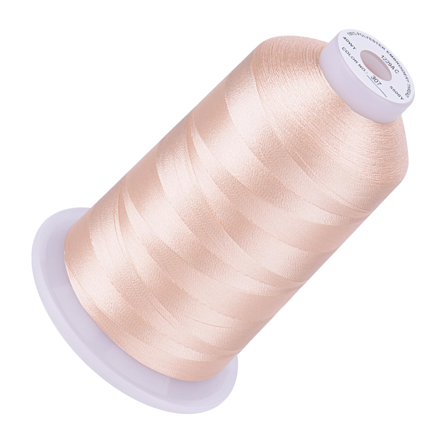 Simthread 5500Yds/5000M 40WT Polyester Embroidery Thread Linen 307