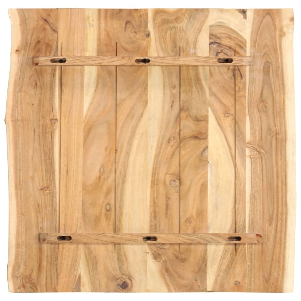 vidaXL Massive Akazienholz Tischfläche 60 x 60 x 2,5 cm