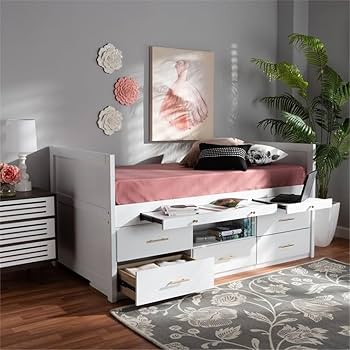 【zerosen様】JOURNAL STANDARD FURNITURE BED Zinus Lottie Grey Queen Upholstered Platform Bed Frame with