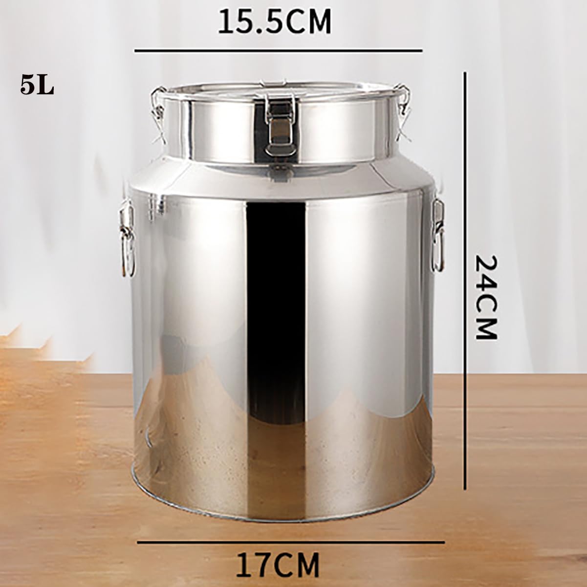 Stockage scellé Ultra épais de Baril d'acier Inoxydable 304 et Transport de bière, Lait, boîtes de thé, Huile Comestible d'arachide,100L