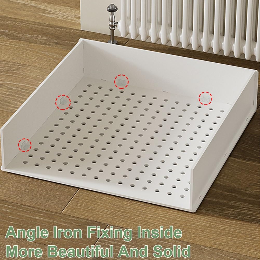 Weiß Heizkörperabdeckung Heizkörperverkleidung Heizungsverkleidung Heizungsabdeckung für Eingangsbereich, Wohnzimmer, Wohnmöbel(70x80x15cm)
