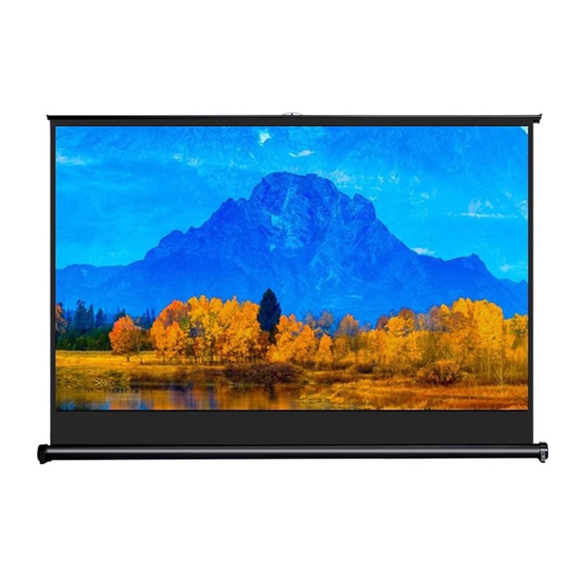 Schermo di Proiezione da Tavolo Portatile Telo Proiettore 20 30 40 50 Pollici HD 4K Telo per Proiettore Mobile Retrattile per Home Theater Ufficio Interni Esterni(36inch(16:9))