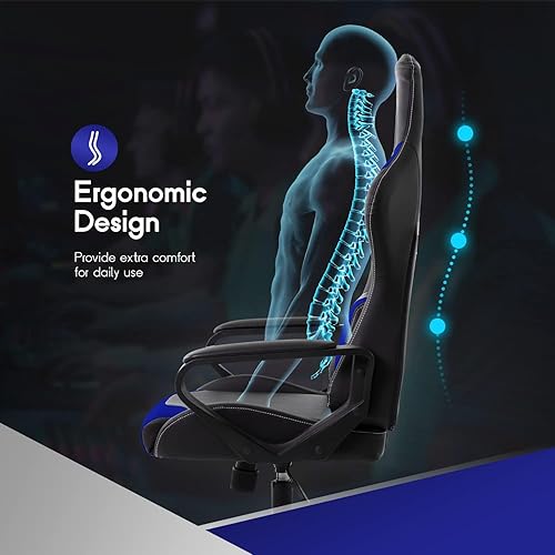 Miniatura 4 de Sillas de juegos de respaldo alto para adultos, silla de juegos, silla de juegos grande y alta, silla de PC barata, silla de juegos de oficina con