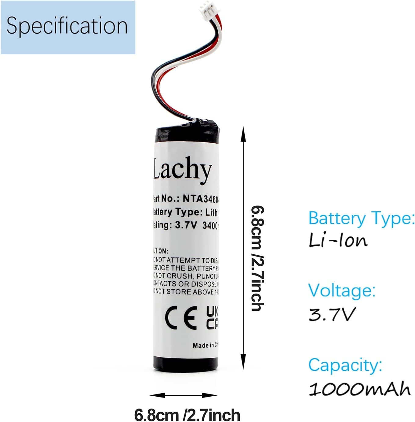 Video Vigilancia Bebe Con Monitor Batería Vhbw Para Philips Avent - Main Image
