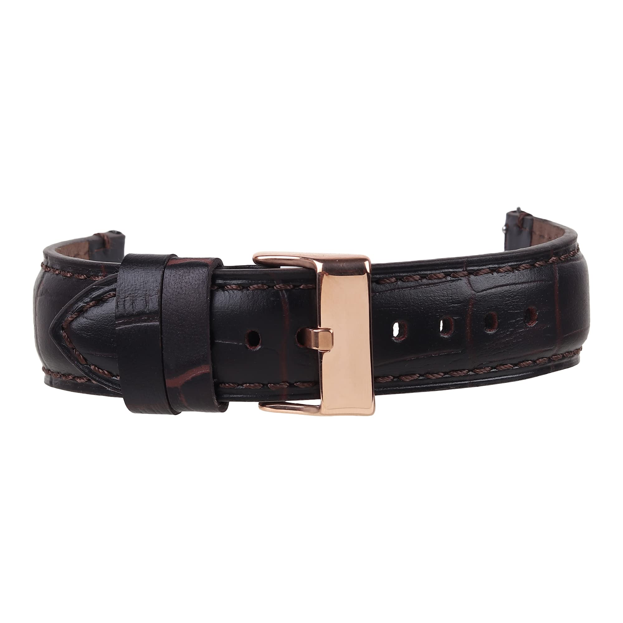 Genuine Leather Quick Release Brown Watch Strap Compatible With Fossil,Casio,Titan,Etc WIth Standard Lug Size 20 mm (8511682003) (B0C4FKKFWT) Amazon Price History, Amazon Price Tracker