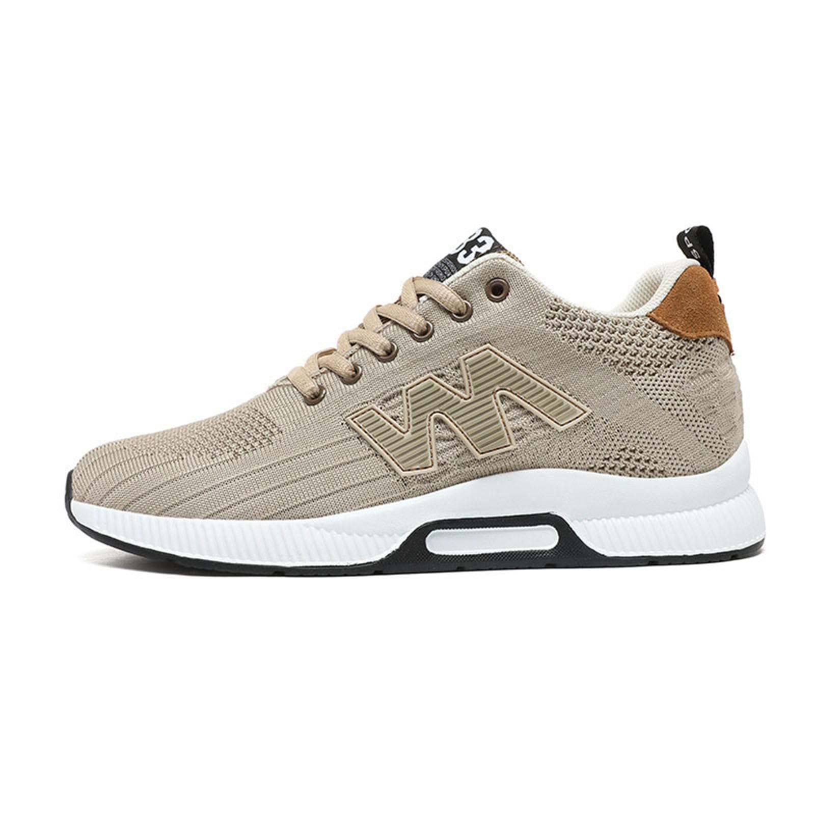 Generisch Par de zapatos de hombre con elevación, zapatillas casuales de malla, zapatillas deportivas ligeras y transpirables con cordones con tacón de elevación oculto para hombres, cm