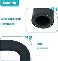 Vista 6 de 551699 Manguera de derivación de núcleo de calentador con 2 abrazaderas para motor de la serie LS o LT