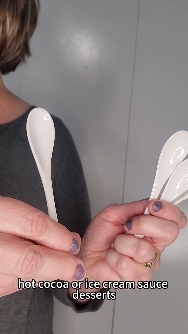 Amazon.com: MIUFA 6PCS Porcelain White Coffee Spoons Espresso Tea