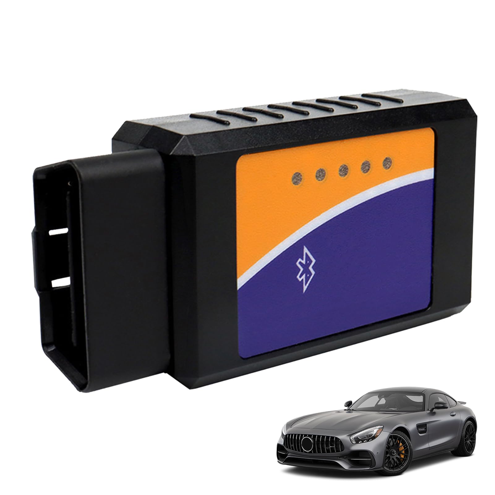 Scanner, Bluetooth Diagnosis Coche,Diagnosis Coche Multimarca,Escaner para Coches,para Todos los vehículos de protocolo,Detector Fallos Cóche,Scaners para Cóches
